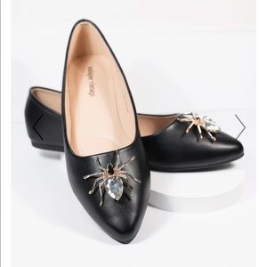 NIB Unique Vintage Spider Flats